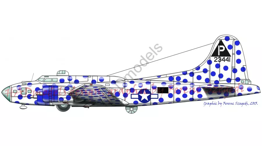 HAD - B-17F Spotted Cow USAF
